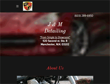 Tablet Screenshot of jandmdetailing.com
